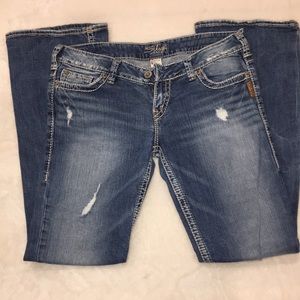 Silver jeans sz. 30/33 Pioneer low rise bootcut